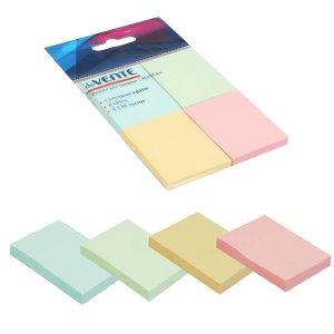 Бумага для заметок с клеевым краем 40x50мм 50л 4шт пастель цв 2010345