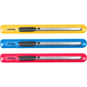 Нож канцелярский  9мм 14см Bright пластик направляющее 4090101