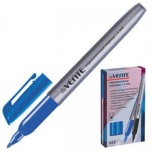 Маркер перман 1мм круглый с клипом пулевид наконечник 5043801