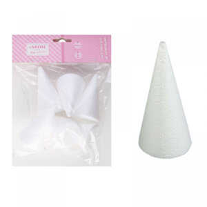 Заготовка для декорирования 6шт Конусы из пенополистирола 80x45мм 8003921  