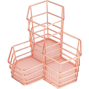 Подставка для канц принадлежностей 14,2x14,2x12,3см сетчатая метал 4104100