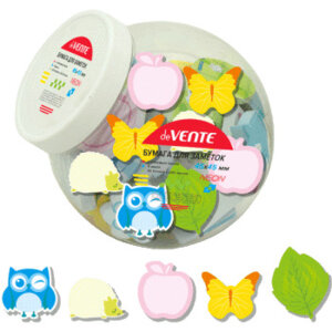 Бумага для заметок с клеевым краем 50л 45x45мм Лесные обитатели 2010122 