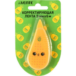 Корректор лента 5ммx6м Pineapple регулировка натяжения ленты оранжевый 4062013