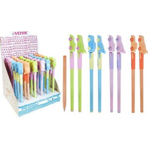 Ручка шар 0,7мм Синяя подарочная Car с декор элементом в форме машинки с инерц движением 9021016