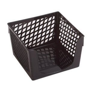 Пластиковый бокс для бумажного блока 9x9x7см Simple Черный непрозр 4105502