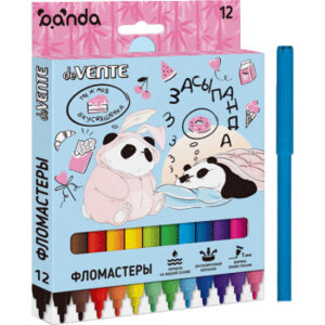 Фломастеры 12цв Panda с вентилируемым колпачком 5081127