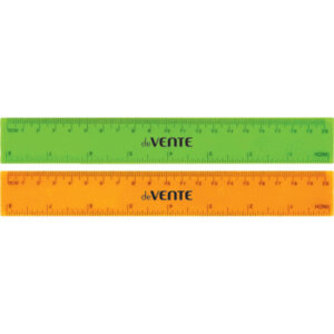 Линейка 20см пластик цветная флуоресцентная с индивид маркировкой 5091327