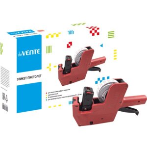 Этикет пистолет 1 строчный 8 симв для прямоуг этикеток 21x12мм Красный 4166800