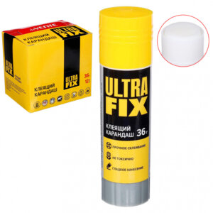 Клей карандаш 36г PVA-P основа Ultra Fix в карт дисплее 4042042