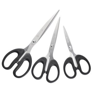 Ножницы 20см пласт кольца в пласт пак 4091303