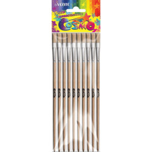 Кисть Щетина №02 Cosmo плоская индивид маркировка деревян ручка 8073300