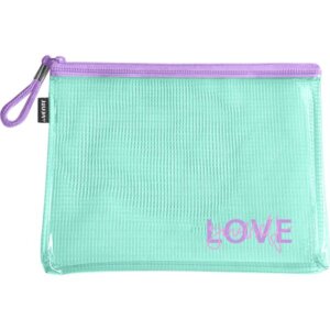 Папка на молнии A5 235x180мм Pastel тониров армированный ПВХ 320мкм цв асс 3072107