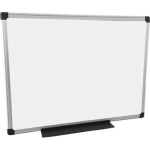 Доска магнитно маркерная Белая Highline 90x120см МДФ основа пласт полка из ABS 6020302