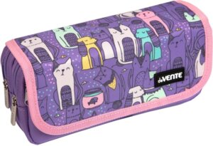 Пенал 2 отд 20,5x9,5x7см Limited Edition Cute Cats плотная ткань twill прямоугол 7029203