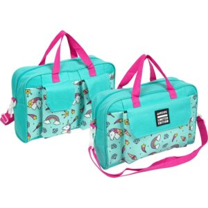 Сумка для доп занятий A4+ Ergo Unicorns and Stars 35x28x10см текстиль 7041216