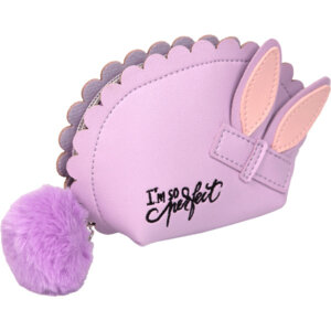 Кошелек Rabbit 13x9x5,5см мат искусств кожа на молнии с бегунк помпоном 7045205