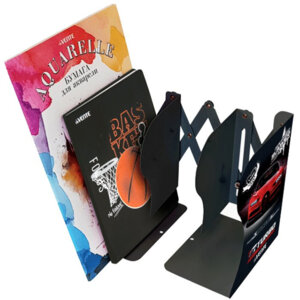 Подставка для книг 19x14,7x9см Turbo металл телескопическая 8063222