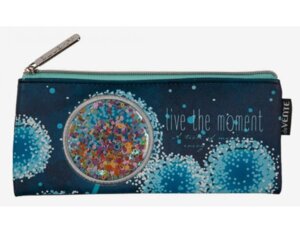 Пенал 1 секц 21x8x3,5см Dandelions треугольный на молнии фактурная иск кожа 7026247