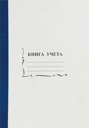 Книга учета A4 96л Бухгалтерская пустографка 90% белизна 2056118