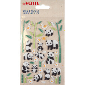 Набор наклеек для творчества из фетра Panda 9,5x15см самокл 8002264