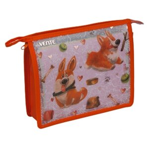 Папка для тетр на молнии A5 243x200x80мм Corgi с текстиль расшир 80мм 8056221