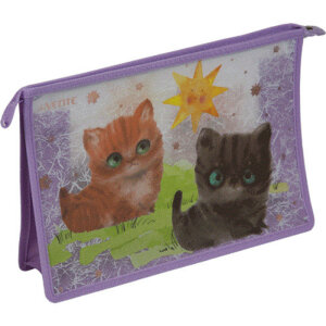 Папка для тетр на молнии A4 330x233x100мм Кусь пласт с текстиль расшир 100мм 8056224