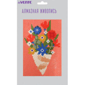 Алмазная живопись на бумажной основе Bouquet размером 15x21см 9071106