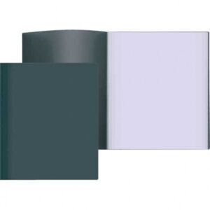 Папка с 100 вкладышами A4 600мкм Attomex вкладыши 30мкм непрозр черная 3107004