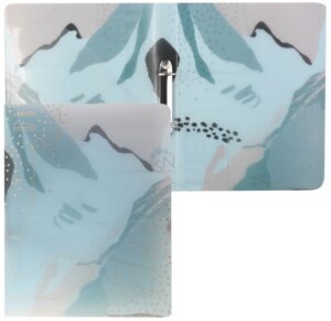 Папка на 2 кольцах A4 240x310x35мм Marandi Sparkle 30мм 650мкм полупрозр 3081213