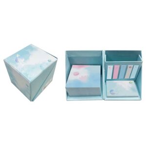 Куб органайзер настольный сборный Cosmos с отд для ручек и блоков для записей 4102215