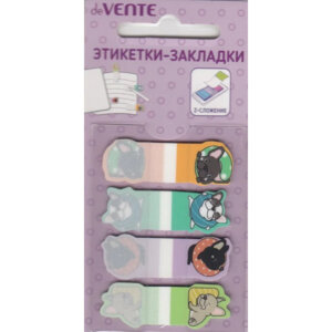 Набор закладок самокл Bulldog пласт полупрозр фигурные 2011217