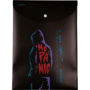 Папка конверт на кнопке A4 240х330мм No Panic 300мкм вертикальная 3079315