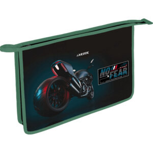 Папка для тетр на молнии A4 33,7x24,3x5см No Fear с текстиль расшир 5см 8053315