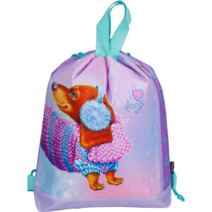 Мешок для обуви и спортивных секций Dachshund 38x43x9см водоотталкивающая ткань 7040348