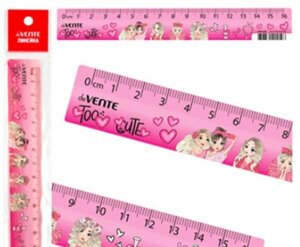 Линейка пластиковая 16см Too Cute Girl 5091336