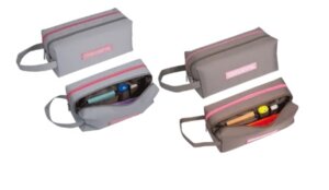 Пенал Confidential 21x9x9см прямоуг плотная ткань twill 2 отд 7025366