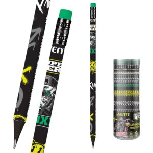 Карандаш ч/г HB SuperHero Toxic 2мм трёхгран 5032332