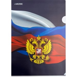 Папка уголок Герб A4 220x310мм 180мкм непрозр с рис 3074212