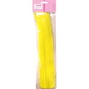 Проволока пушистая Шенил для творчества 0,6x30см 30шт Желтый 8000064