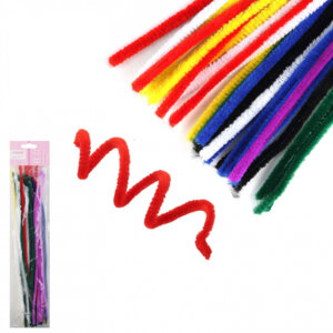 Проволока пушистая Шенил для творчества 0,6x30см 30шт асс 8000090