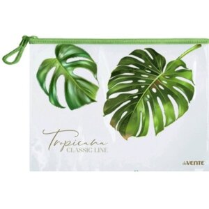 Папка на молнии A5 Tropicana 235x180 мм прозрачный ПВХ 280 мкм 3072314