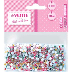 Глазки декоративные с ресничками овальные самоклеящиеся 15x10 мм 20 шт 8001138