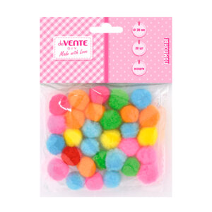 Набор помпонов для творчества 20мм 30 шт разноцв 8000801