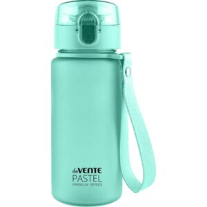 Бутылка для воды 400мл Pastel 17,9x6,5см пластик с диффузором матовая бирюзовая 8090332