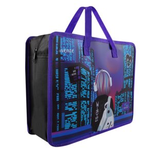 Папка для тетрадей A4 City Girl 33,5x26x10см с текстильным расширением 8054453