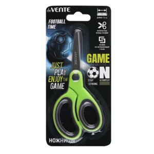 Ножницы 13см Football Time с закруглен прорезинен 8010415