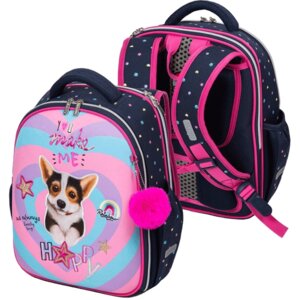 Рюкзак Junior Corgi школьный жесткий 35x27x13 см (14 л) вес 800г 1 отд 7033402