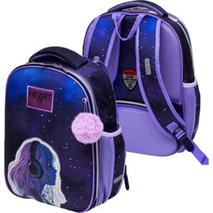 Рюкзак Choice Lite Listen To Your Heart школьный жесткий 38x29x17 см (17 л) вес 880 г 1 отд 7033424