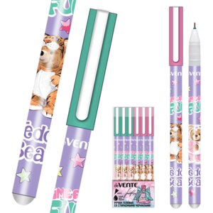 Ручка гелевая 0,5мм стираемая Teddy Bear 2 диз корп 5051433