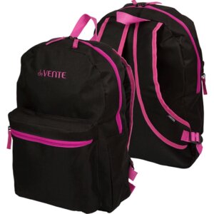 Рюкзак подростковый 14л Черный с розовым 40x29x17см 250г 1 отд на молнии 1 передний карм 7032382